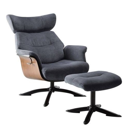 Poltrona OSAKA Encosto Reclinável + Puff