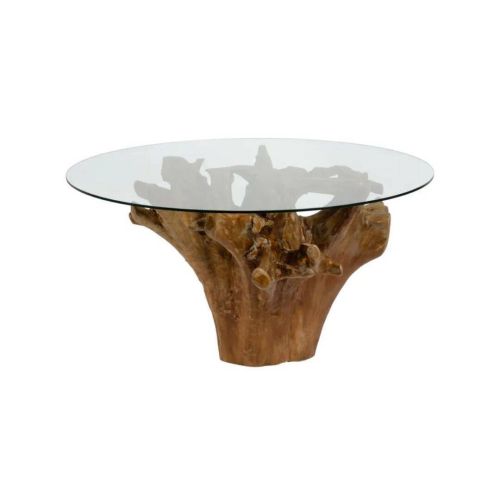 Mesa de Jantar DELFOS com Base de Tronco de Teca 607433