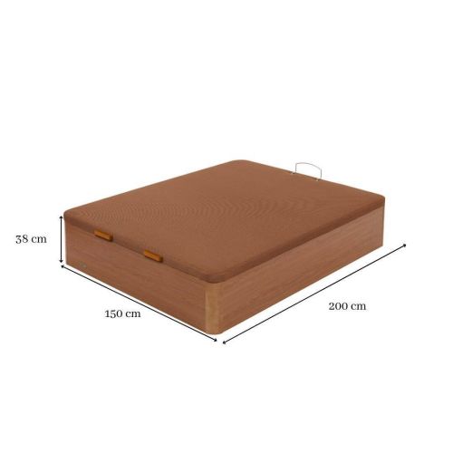 Sommier Rebatível Flex 150x200 Madeira 25 cor Cerejeira