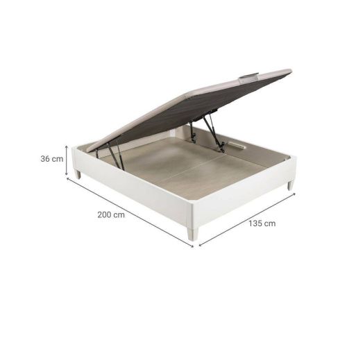 Sommier Rebatível DESING 135x200 cor Branco PIKOLIN AP11857