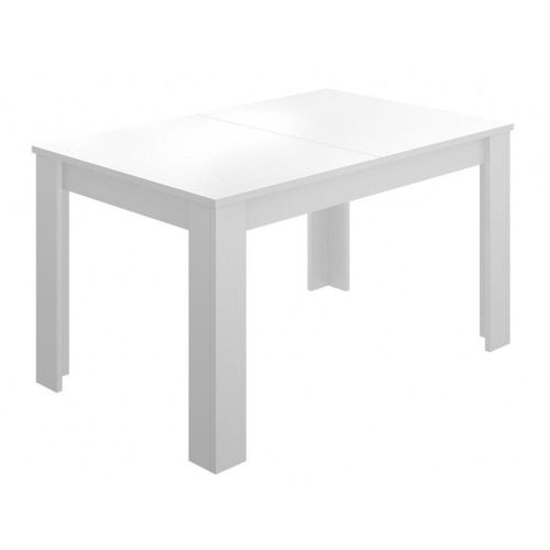 Mesa de jantar extensível modelo DINE 03K52632 em branco brilhante