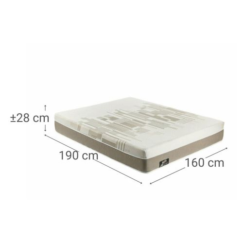 Colchão Pikolin FOCUS 160x190 Espuma Bultex Nanotech CP15902