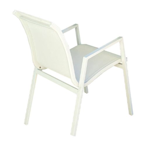 Cadeira de Jardim INDALO em Alumínio Branco