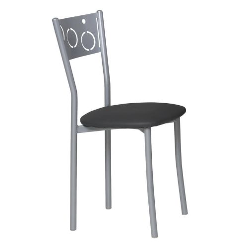 Cadeira de Cozinha Metálica 919/AL em cor de Alumínio