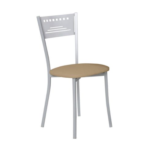 Cadeira de Cozinha Metálica 897/AL em cor de Alumínio