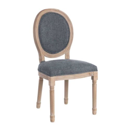 Cadeira de Madeira MEDALLÓN cor Cinzento