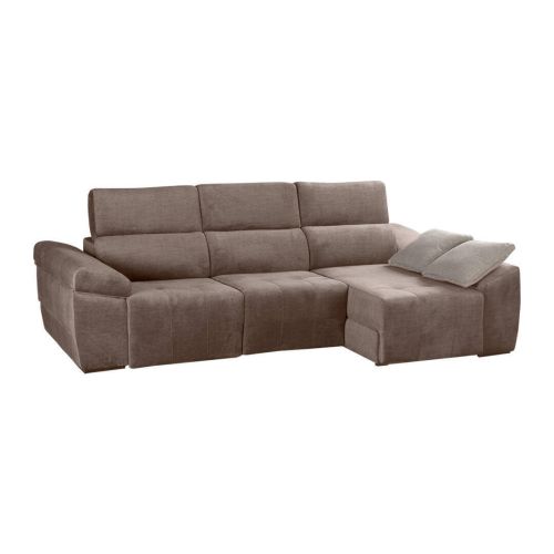 Sofá Chaise Longue à Direita BALI 275 cm com Assentos Deslizantes e Baú