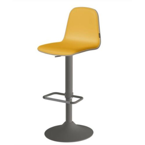 Banco de Cozinha LEMON com Encosto Revestido