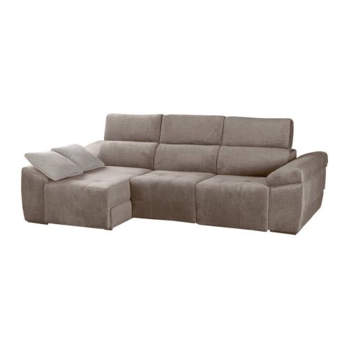 Sofá Chaise Longue à Esquerda BALI 275 cm com Assentos Deslizantes e Baú