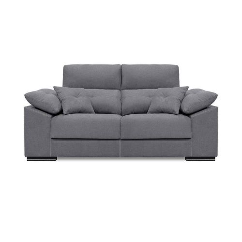 NOEMI Sofá de 2 lugares, assentos deslizantes e encosto reclinável