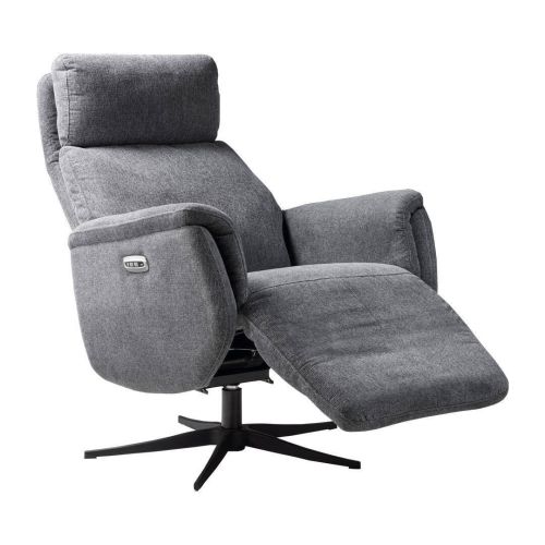 Poltrona Relax Elétrica ELCHE 2 Motores Estofada em Microfibra