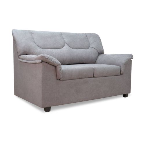 Sofá de 2 Lugares YUQUE em Tecido Cor Pérola